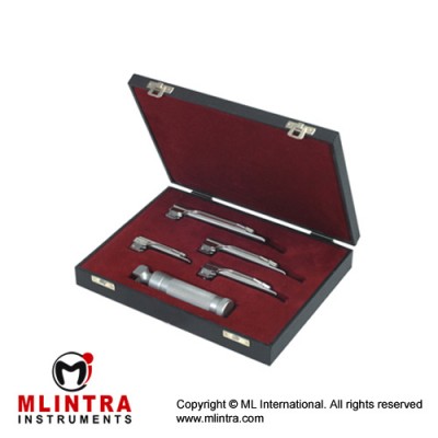 Apollo™ Standard Miller Laryngoscope Set With Battery Handle Ref:- AN-290-01 and Blades Ref:- AN-110-00 to AN-110-01 Stainless Steel, Apollo™ Standard Miller Laryngoscope Set With Battery Handle Ref:- AN-290-01 and Blades Ref:- AN-110-00 to AN-110-01 Stainless Steel,